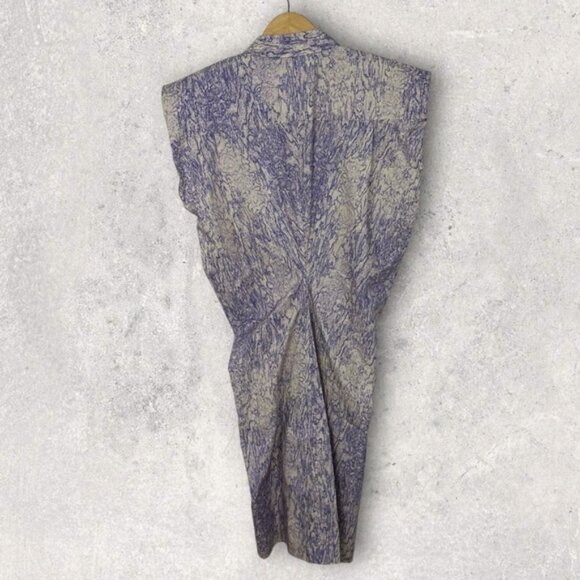 Nwt Remain Birger‎ Christensen Purple Marika Dress Shoulder Pads Size 8 Designer - Picture 5 of 9